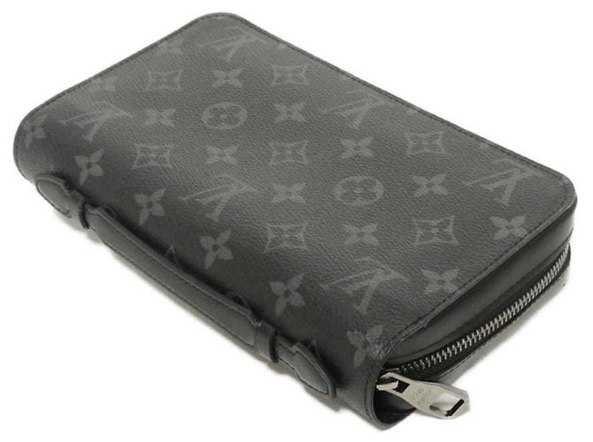 Louis Vuitton Zippy XL Long Wallet - Monogram Eclipse Black - view 4