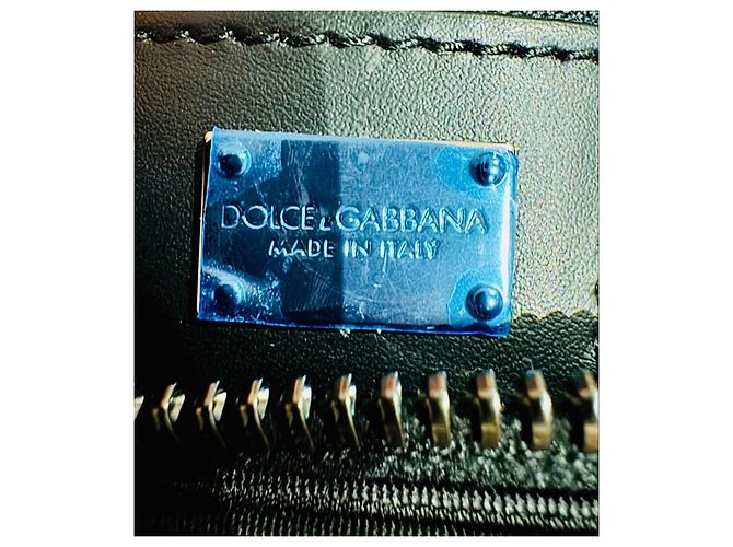 Borsa a tracolla Dolce & Gabbana Jacquard Leopardato Camouflage Nero Multicolore - vista 12