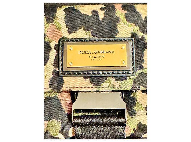Borsa a tracolla Dolce & Gabbana Jacquard Leopardato Camouflage Nero Multicolore - vista 13
