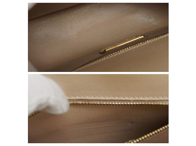Borsa a tracolla Salvatore Ferragamo Vara Ribbon Anna Beige - vista 9