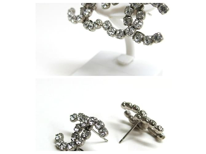 Orecchini Chanel 00A Coco Mark Rhinestone - vista 4
