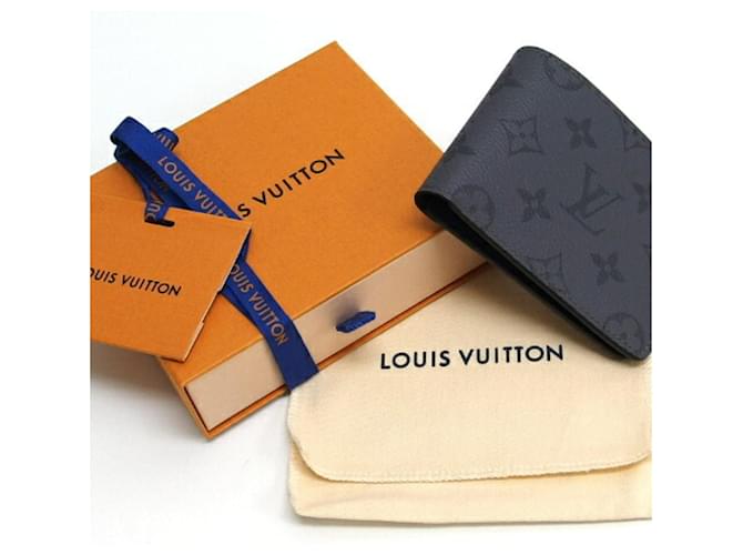Louis Vuitton Monogram Eclipse Reverse Portefeuille Slender Monogramma - vista 3