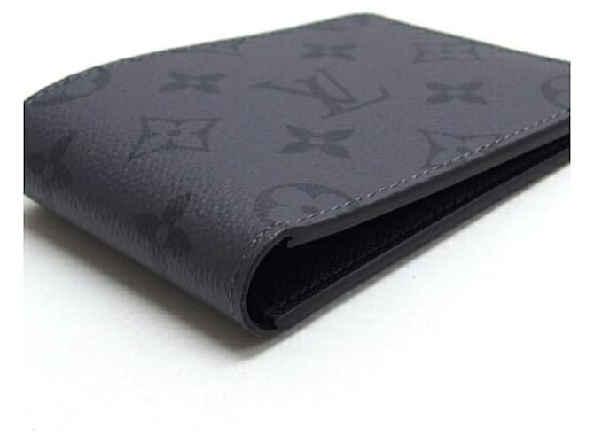 Louis Vuitton Monogram Eclipse Reverse Portefeuille Slender Monogramma - vista 4