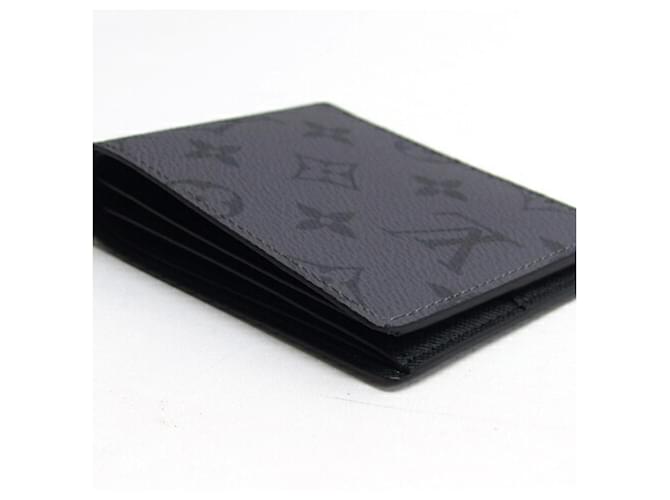 Louis Vuitton Monogram Eclipse Reverse Portefeuille Slender Monogramma - vista 5