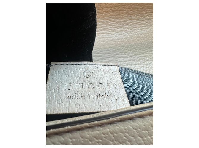 Gucci Borsa a tracolla Padlock Bee e Star Beige - vista 15
