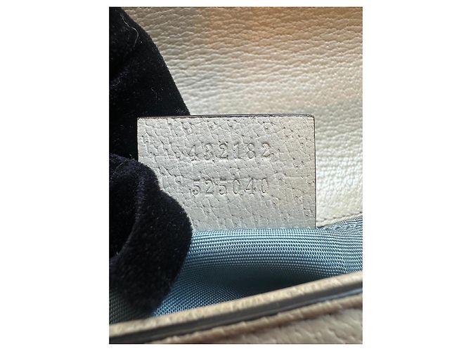 Gucci Borsa a tracolla Padlock Bee e Star Beige - vista 16