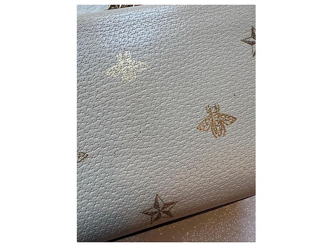 Gucci Borsa a tracolla Padlock Bee e Star Beige - vista 18
