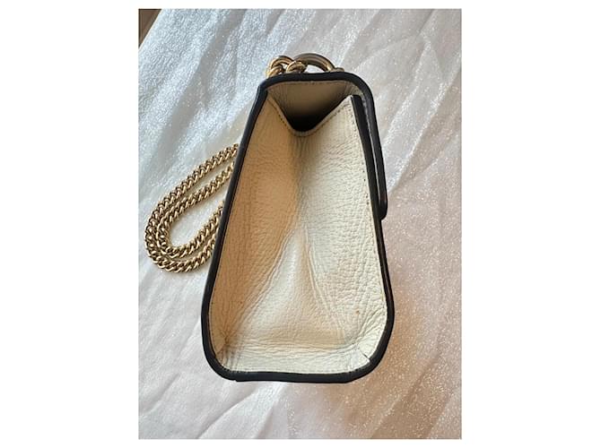Gucci Borsa a tracolla Padlock Bee e Star Beige - vista 4