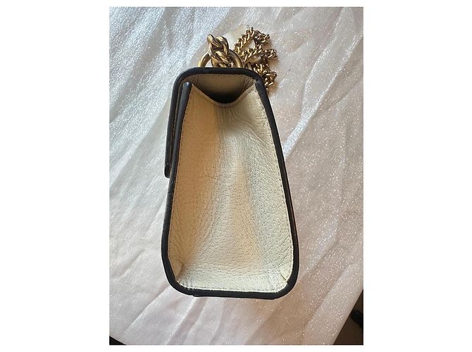 Gucci Borsa a tracolla Padlock Bee e Star Beige - vista 5