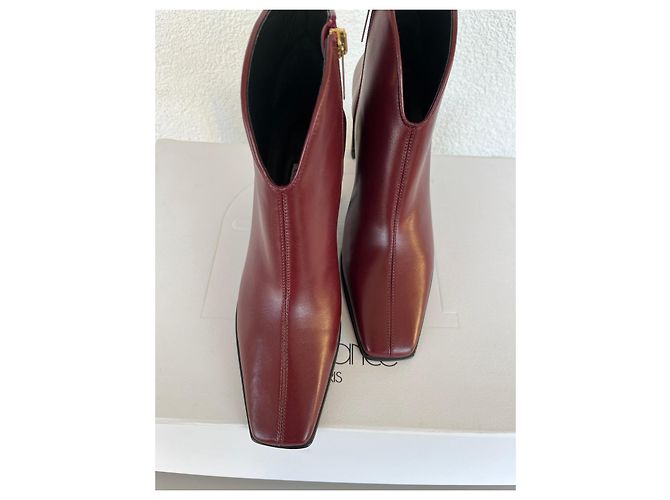 Free Lance Sylvie 70 Botines de Cuero Burdeos - vista 11