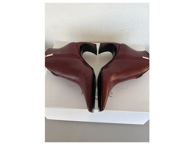 Free Lance Sylvie 70 Botines de Cuero Burdeos - vista 12