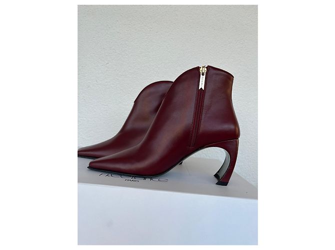 Free Lance Sylvie 70 Botines de Cuero Burdeos - vista 16