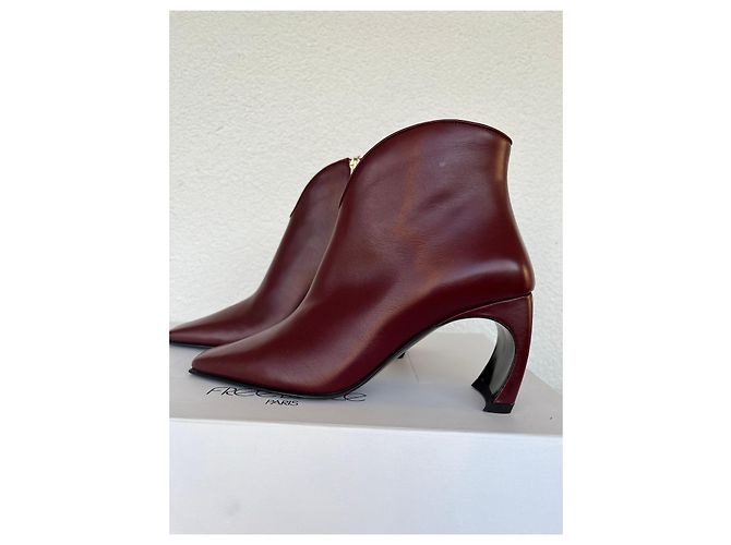 Free Lance Sylvie 70 Botines de Cuero Burdeos - vista 17