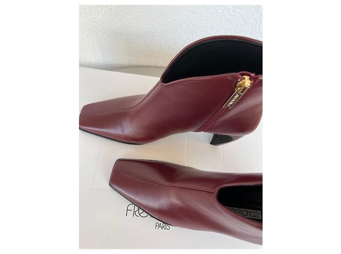 Free Lance Sylvie 70 Botines de Cuero Burdeos - vista 18