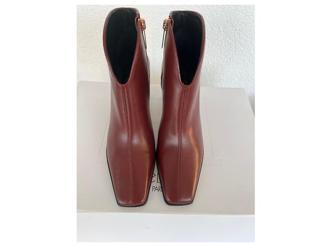 Free Lance Sylvie 70 Botines de Cuero Burdeos - vista 5