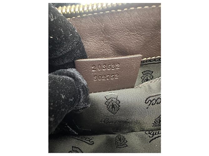 Pochette Gucci GG Crystal Hysteria Marrone Monogramma - vista 14