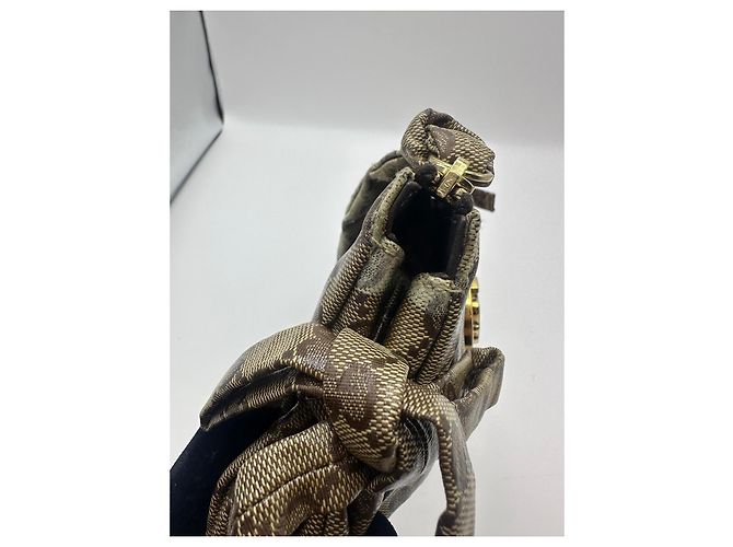 Pochette Gucci GG Crystal Hysteria Marrone Monogramma - vista 8