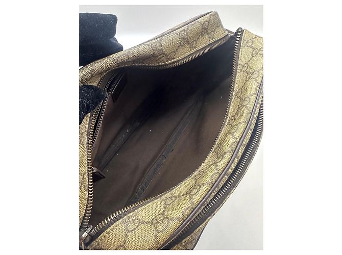 Borsa a tracolla Gucci GG Supreme Monogram Marrone Monogramma - vista 13
