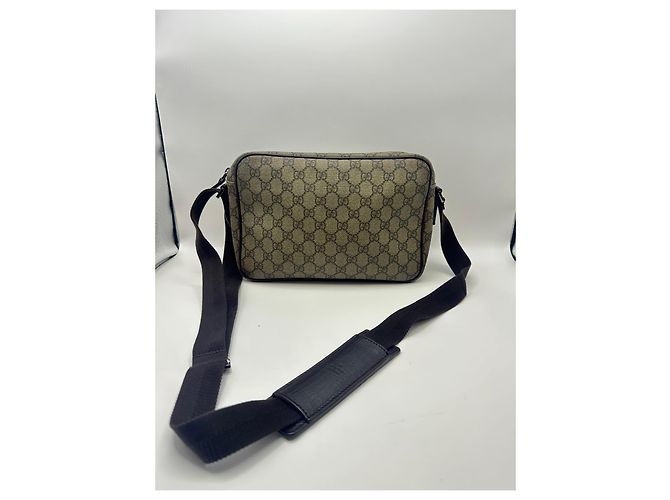 Borsa a tracolla Gucci GG Supreme Monogram Marrone Monogramma - vista 2