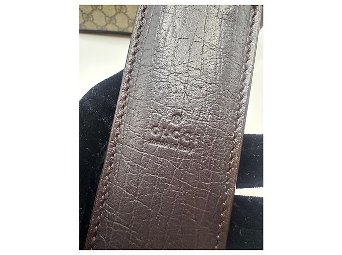 Borsa a tracolla Gucci GG Supreme Monogram Marrone Monogramma - vista 3