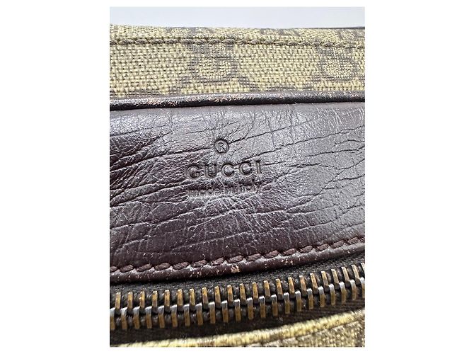 Borsa a tracolla Gucci GG Supreme Monogram Marrone Monogramma - vista 4