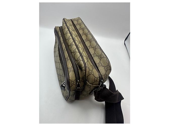 Borsa a tracolla Gucci GG Supreme Monogram Marrone Monogramma - vista 5