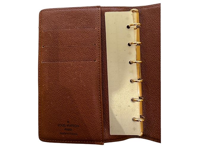 Copertina Agenda Louis Vuitton Monogram Canvas Marrone - vista 4