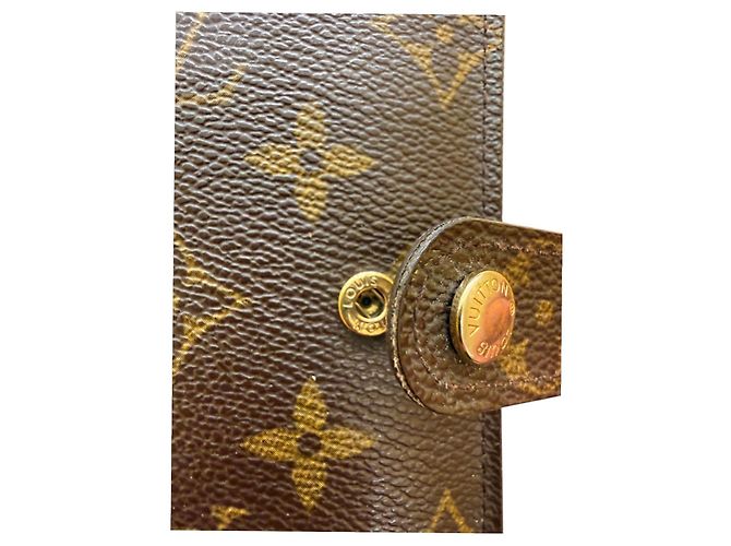 Copertina Agenda Louis Vuitton Monogram Canvas Marrone - vista 6