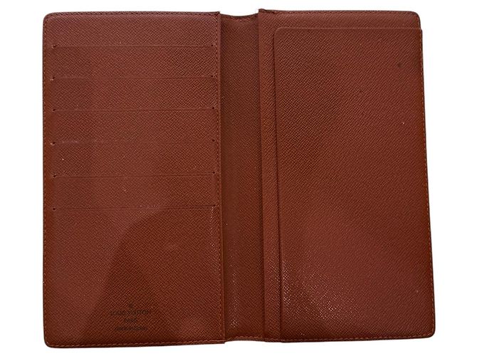 Louis Vuitton Vintage Checkbook Monogram Canvas Vertical Brown - view 3