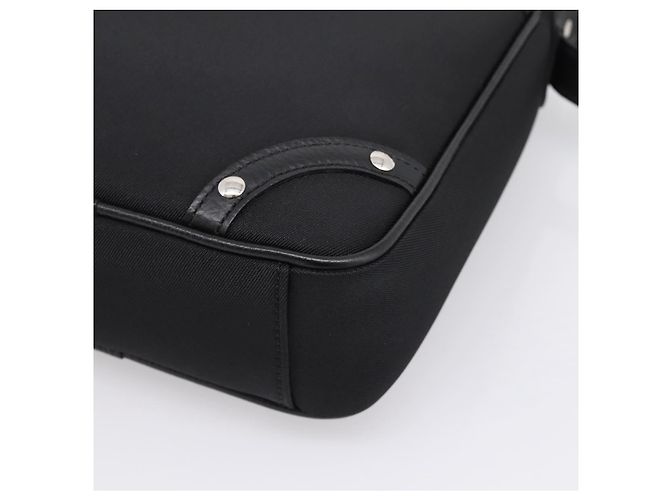 Bolso de hombro BURBERRY Nova Check Canvas Black Beige Auth am12376V Negro - vista 16