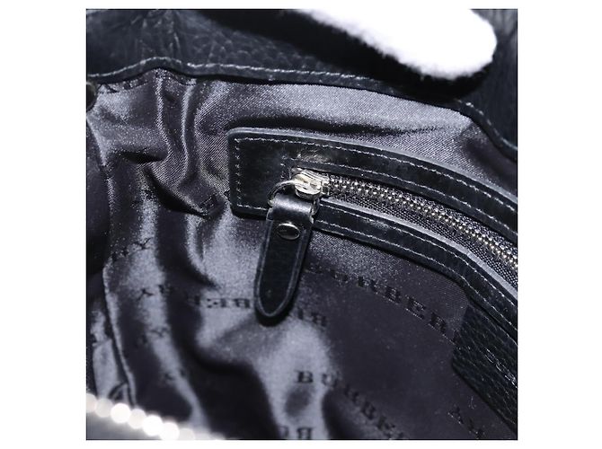 Bolso de hombro BURBERRY Nova Check Canvas Black Beige Auth am12376V Negro - vista 19