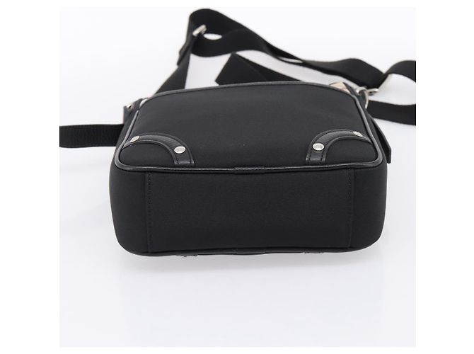 Bolso de hombro BURBERRY Nova Check Canvas Black Beige Auth am12376V Negro - vista 5