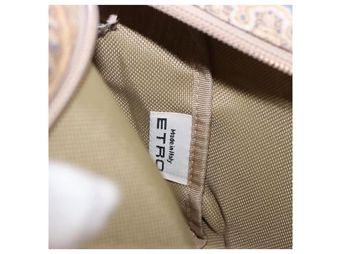 Borsa a mano ETRO Paisley Canvas Beige Auth am12428A - vista 11