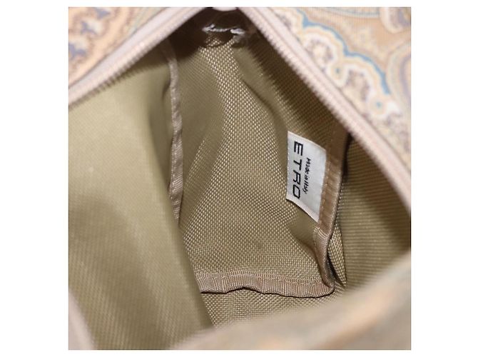 Borsa a mano ETRO Paisley Canvas Beige Auth am12428A - vista 18