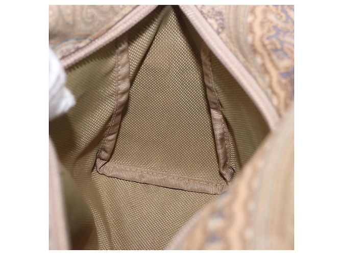 Borsa a mano ETRO Paisley Canvas Beige Auth am12428A - vista 19