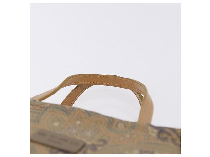 Borsa a mano ETRO Paisley Canvas Beige Auth am12428A - vista 8