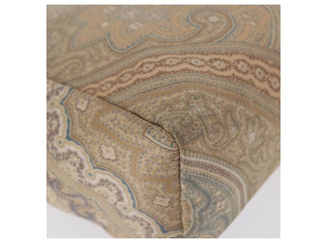 Borsa a mano ETRO Paisley Canvas Beige Auth am12428A - vista 9