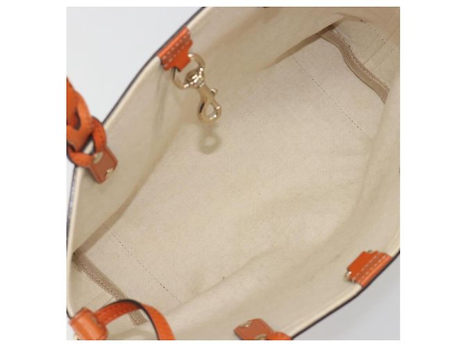 Sac Cabas GUCCI Diamante Canvas Beige Silver 269878 Auth 197138 Argenté - vue 10