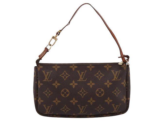 LOUIS VUITTON Monogram Pochette Accessoires Pouch M51980 LV Auth 195404 Monogramma - vista 2