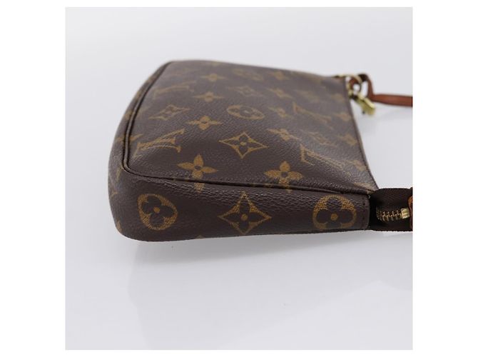 LOUIS VUITTON Monogram Pochette Accessoires Pouch M51980 LV Auth 195404 Monogramma - vista 4