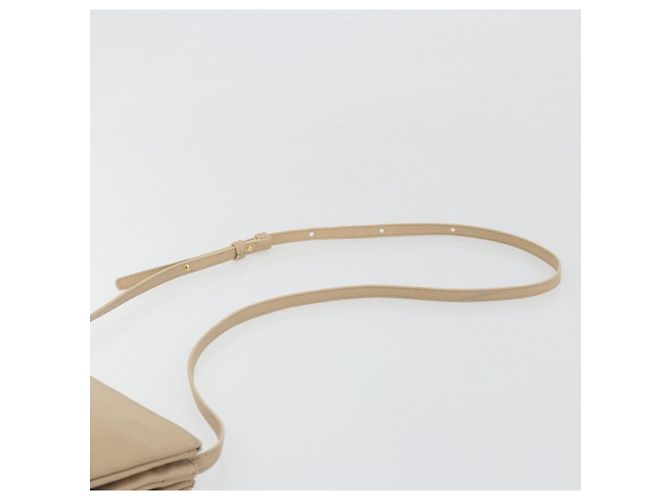 Céline Borsa a tracolla CELINE Trio in pelle beige e oro Auth 198683A D'oro - vista 14