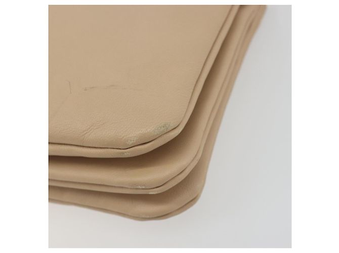 Céline Borsa a tracolla CELINE Trio in pelle beige e oro Auth 198683A D'oro - vista 15