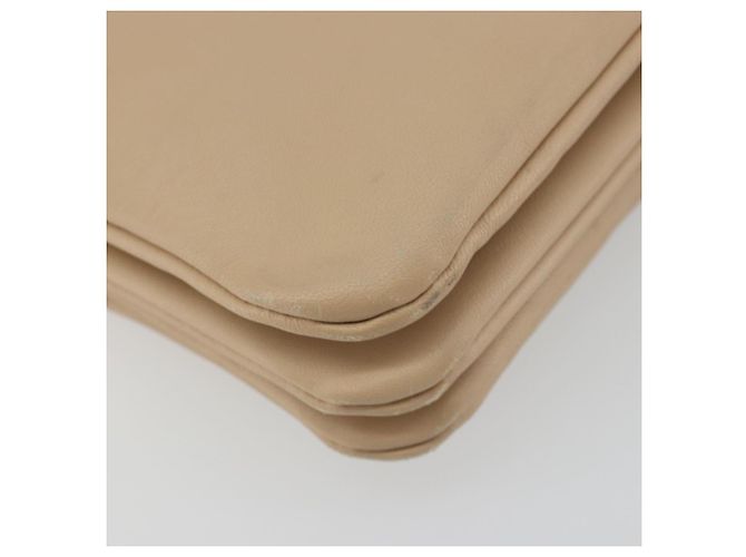 Céline Borsa a tracolla CELINE Trio in pelle beige e oro Auth 198683A D'oro - vista 16