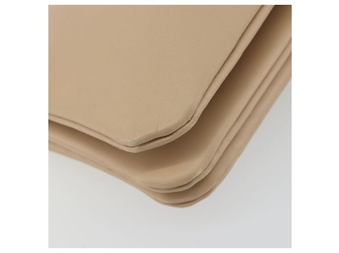 Céline Borsa a tracolla CELINE Trio in pelle beige e oro Auth 198683A D'oro - vista 9