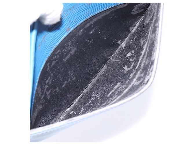 Borsa a tracolla LOUIS VUITTON Epi Jeune Fille MM Toledo Blue M52155 LV Auth ka5770A - vista 11