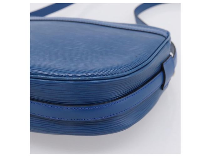 Borsa a tracolla LOUIS VUITTON Epi Jeune Fille MM Toledo Blue M52155 LV Auth ka5770A - vista 17