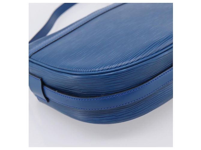 Borsa a tracolla LOUIS VUITTON Epi Jeune Fille MM Toledo Blue M52155 LV Auth ka5770A - vista 18