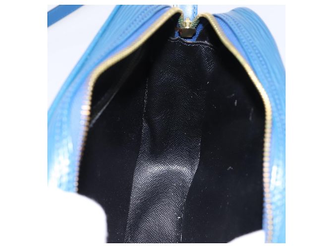 Borsa a tracolla LOUIS VUITTON Epi Jeune Fille MM Toledo Blue M52155 LV Auth ka5770A - vista 21