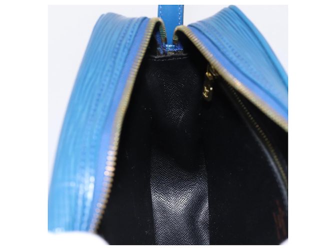 Borsa a tracolla LOUIS VUITTON Epi Jeune Fille MM Toledo Blue M52155 LV Auth ka5770A - vista 22