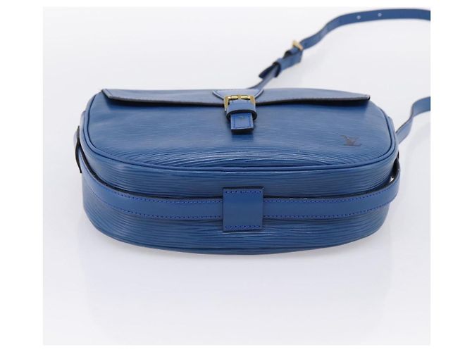 Borsa a tracolla LOUIS VUITTON Epi Jeune Fille MM Toledo Blue M52155 LV Auth ka5770A - vista 5